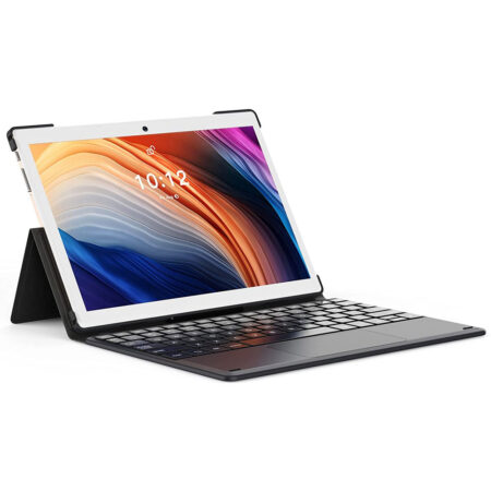 Tablet with Keyboard, 10.1"  Octa-Core, Android 10